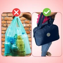 Backpack Kit With Pencil Case And Thermal Bag For Women 3 In 1 School Work College Travel Day To Day - Xem 4