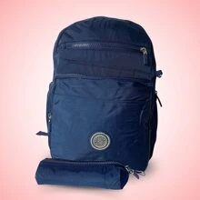 Backpack Kit With Pencil Case And Thermal Bag For Women 3 In 1 School Work College Travel Day To Day - Xem 9