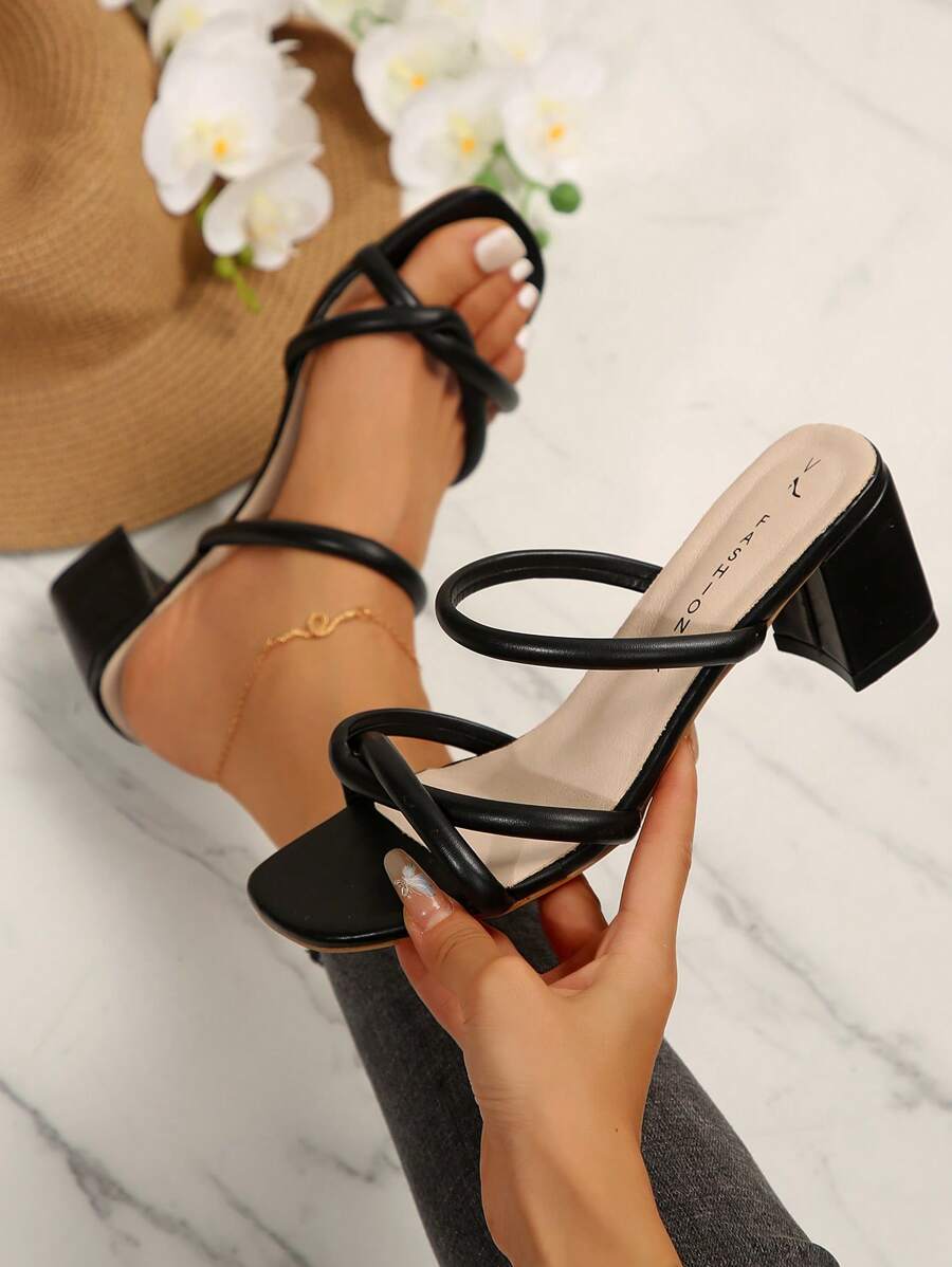 Sandálias de salto alto femininas, saltos confortáveis de noiva laranja, sapatos de verão