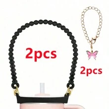 1/2 pièces Porte-bouteille d'eau avec sangle, convient aux bouteilles de 8 oz à 40 oz, sangle pour bouteille d'eau, compatible avec les accessoires de la tasse (tous les produits n'incluent pas les tasses d'eau)