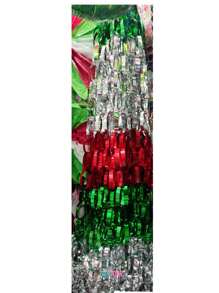 Cadena de Papel Tricolor Fiesta Mexicana 1pz 2m Fiestas Patrias Fiesta Decoracion - Verde - Ver 3