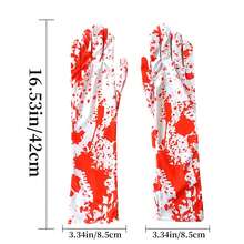 1pc Halloween Party Blood Stained Glove - Multicolor - View 1