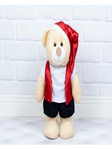 Christmas Bear Couple 30cm For Decoration - 2 Pieces - Váy Nhỏ (Áo vest) - Xem 3