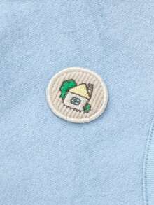 Balabala Baby Girl Fleece Vest - Blue - View 9