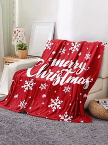 1 chiếc chăn phủ, chăn in họa tiết bông tuyết chủ đề Giáng sinh, chăn mềm mại ấm áp cho ghế sofa giường ô tô văn phòng cắm trại du lịch, chăn quà tặng phù hợp cho mọi mùa - Nhiều màu - Xem 3