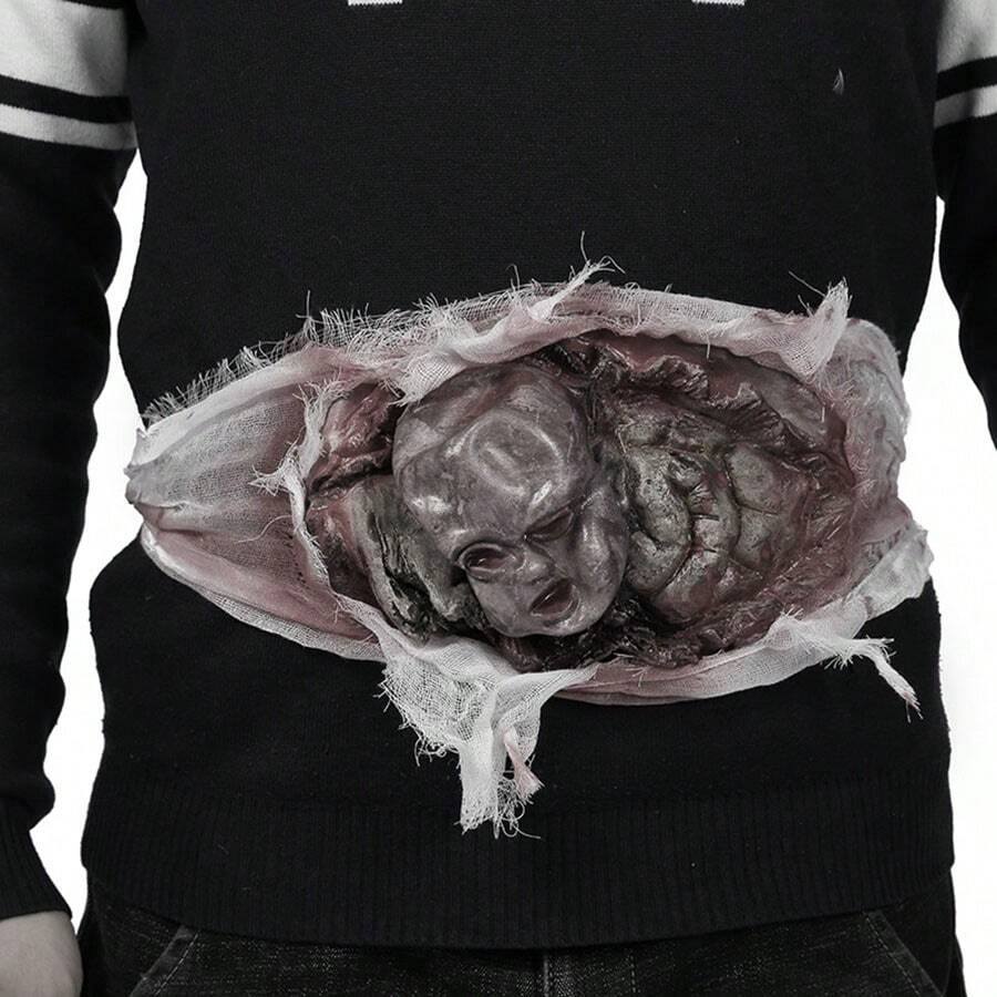 Halloween Horror Guts Belt Decoration Prop, Intestine Belt Costume Accessory For Masquerade - Multicolor - View 1