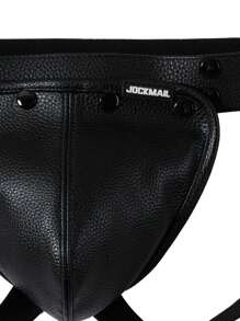 JOCKMAIL 1 pieza Ropa interior tipo tanga ajustable marca JOCKMAIL para hombres con bolsillo acolchado desmontable, sexy