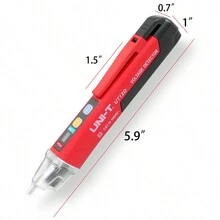 UNI-T 90-1000V LED Light Non-Contact Tester Pen AC Electrical Voltage Detector - Red - View 6