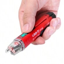 UNI-T 90-1000V LED Light Non-Contact Tester Pen AC Electrical Voltage Detector - Red - View 1
