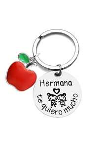 1 móc khóa khắc chữ bằng thép không gỉ, món quà tuyệt vời dành cho bạn bè, đồng nghiệp, bạn học, dịp Lễ Tạ ơn, mùa tốt nghiệp. - Nhiều màu - Xem 8