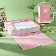 Caixa de Arquivo A4 Morand, Suporte de Documentos, Pasta de Arquivo de Contrato/Pessoal, Caixa de Armazenamento de Documentos de Plástico e Papel, De Volta às Aulas, Suprimentos Escolares