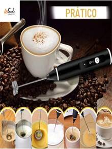 Electric Blender Mixer Whisk For Drinks Milk Coffee Egg Whites 2 IN 1 - Nhiều màu - Xem 4