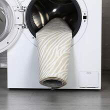 Modern Living Room Home Decor Aesthetics Kitchen Print Area Rug Non Slip Bordered Pet Friendly Indoor Carpet Non Shedding Easy To Clean Mat Throw Rug Low Pile Stain Resistant Floorcover Thin Soft Doormat For Laundry Bedroom Bathroom Bedside Dining Room - 駝色 - 查看 4