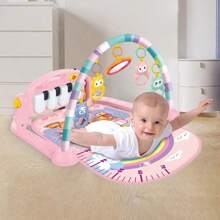 Tapete de Atividade Musical Interativo Infantil Bebê - Unicórnio - Rosa Bebê - Visão 7