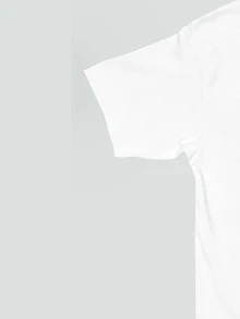 Men's Streetlife Oversized T-Shirt Astronaut Print Wide Sleeve Casual - trắng - Xem 4