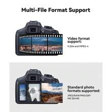 USB C SD Card Reader Compatible With IPhone 15/IPad/Apple Laptop/Galaxy Android, USB-C Type C SD Reader Supports SD And MicroSD Memory Card Adapter, Trail Camera Viewer Plug And Play - 2 Slots