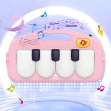 Tapete de Atividade Musical Interativo Infantil Bebê - Unicórnio - Rosa Bebê - Visão 5