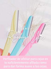 ROOMY CHIC Set 30 Y 60 Navaja Perfilador Para Cejas Afilada De Acero Inoxidable Depilador De Cejas Y Removedor De Vello Navaja De Afeitar El Vello Facial Modelado De Cejas Y Barba Para Hombres Y Mujeres Cuchillas De Afeitadora De Cejas Y Depiladora Facial Herramienta De Exfoliación Rasuradora De Cejas Kit De Herramientas Para Dar Forma A Las Cejas Para Principiantes Herramientas De Maquillaje Unisex Kit De Depilación Profesional Moldeador De Cejas Navaja De Afeitar Navaja De Afeitar De Acero Inoxidable Con Mango Derecho Y Tapa De Seguridad Belleza y Salud Utensilios de belleza Herramientas de Maquillaje Utensilios para cejas y pestañas - Sirena - Ver 9