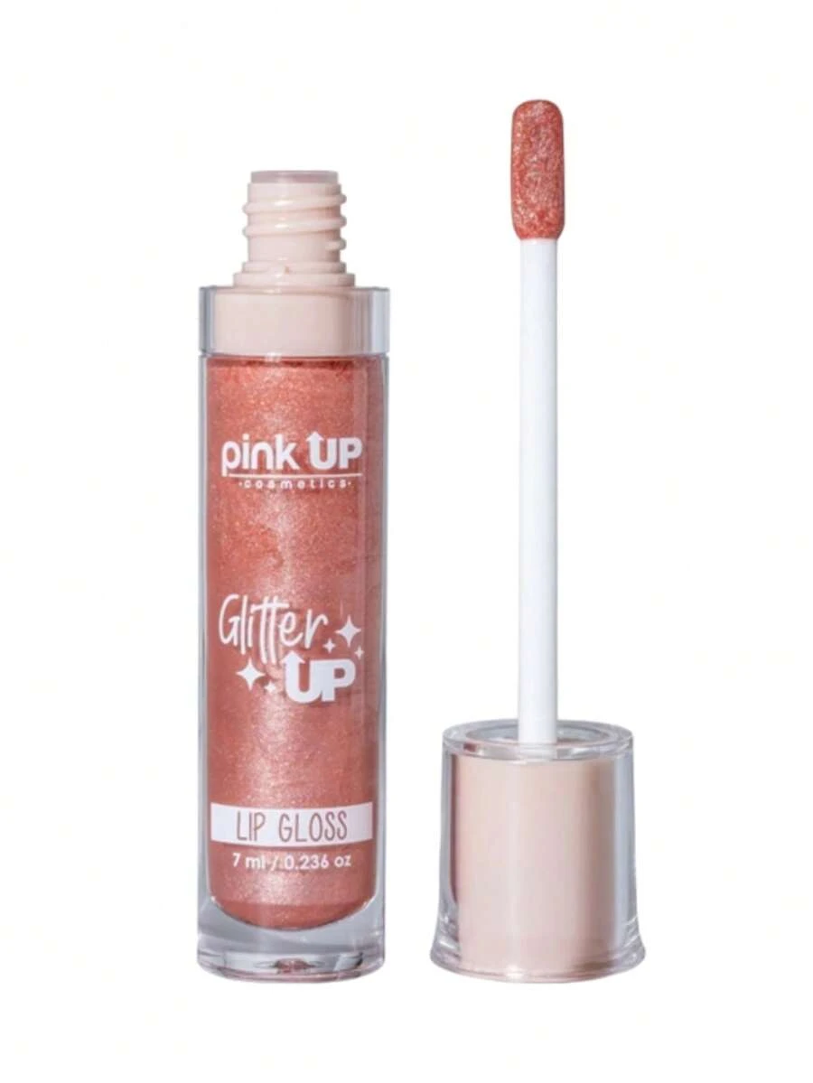 Glitter Up Lip Gloss Brillo Labial con Glitter Acabado Brillante Voluminizador Hidratante No Pegajoso Ideal para Labios Radiantes - 02 Stellar - Ver 1