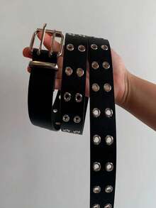 Cintos ilhoselegante - Preto - Visão 5
