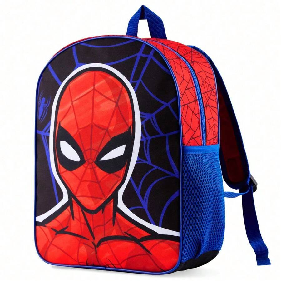 Marvel Spiderman Backpack Captain America Iron Nursery Pre School Bags Travel Holiday Gift - A - View 1