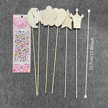 6pcs DIY Magic Wand Craft Kit - Wooden Fairy Princess Wands,Decorate Your Own Wand Set For Party Arts And Crafts,Creative Gift No Electricity Needed (6 Random Wooden Pieces With Stickers),Arts Crafts Kids,Arts & Crafts,Arts And Crafts Kids Set,Crafting For Kids,Craft Set Creative,Art And Craft Kids,Arts And Crafts Kids,Kids Crafts,Crafts For Kids,Arts And Crafts Kids,Kids Crafts,Fairy,Gabby Dollhouse Party,Princess Craft,Kids Creative