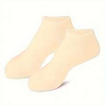 1/2 Pairs Silicone Foot Care Socks, For Dry Cracked Heels And Softening Rough Skin, Unisex Foot Care Tool, Suitable For Pedicure, Home Foot Care, High Elasticity Compression Socks, Suitable For Pairing With Massage And Moisturizing Foot Gel - Multicolor - View 16