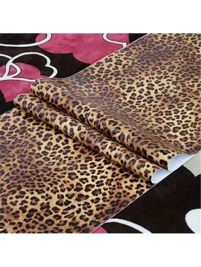 Leopard Print Self-Adhesive Vinyl Wallpaper - Detachable Texturized Contact Paper With Drop Match Pattern, Waterproof Peel And Stick Wall Covering For Living Room, Bedroom, Kitchen Renovation,Renovation Stickers Peel Wall Panels,Wall Paper, Wallpapers,Spring Decoration Items Refresh Your Home,Rama Decoration Stickers Gifts Birthday Graduation