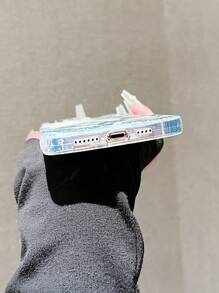 猎豹印花苹果豹纹豹纹透明穿孔 XR14/14PM11 防摔保护手机壳适用于 15 Pro Max/15 Pro/15/13/12 Pro/13 Pro Max 12 防水防震防刮 - 黑色 - 查看 4