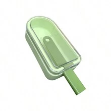 1 件硅胶冰棒模具，家庭 DIY 冰淇淋/棒棒糖制作器 - 多色 - 查看 10