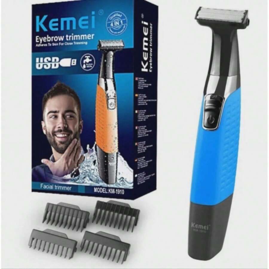 Kemei Km-1910 Original Waterproof Eyebrow Trimmer Shaving Machine - Nhiều màu - Xem 1