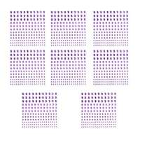 4 Size 8 Sheets Bling Jewels Stickers For Kids DIY Craft Card Decorations Self Adhesive Rhinestone Gem Stickers For Face Nail Body Makeup Festival - Multicolor - View 12