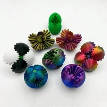 3D Printed Gear Spinner Ball, Gear Fidget Toy, Stress Relief Toy - Multicolor - View 12