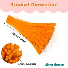 200 قطعة من مكيف الأنبوب بالأصفر الذهبي البرتقالي مع فيديو خطوة بخطوة، مكيف الأنبوب البرتقالي الذهبي للأشغال اليدوية بأعواد القماش القابلة للطي، أعواد قماش القِنَّب البرتقالي، مكيفات أنابيب حرفية عيد الميلاد للأشغال اليدوية والتنظيف، أعواد قماش القِنَّب، ديكورات منزلية مصنوعة يدويًا، مرنة ومتينة لمشاريع الفن والحرف اليدوية الإبداعية، يمكن استخدامها بمناسبة التخرج