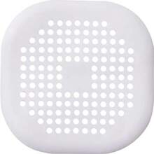 Cubierta de drenaje de piso de silicona cuadrada, filtro de cabello de baño, alfombra de drenaje para el hogar, de vuelta a la escuela