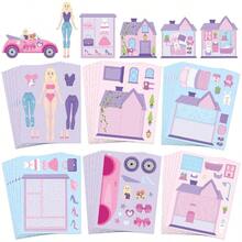 Bộ 36 miếng dán mặt công chúa màu tím, cảnh phim hoạt hình dễ thương Cosmo Lady giấy dán đồ chơi nhà chơi trò chơi trang điểm cho bé gái quà tặng cho sinh nhật, kỷ niệm, thời gian gia đình, tụ họp bạn bè, giải thưởng lễ kỷ niệm, phần thưởng hoạt động, đồ trang trí cho sổ tay, túi xách, khung ảnh, tủ lạnh, văn phòng phẩm - Nhiều màu - Xem 12