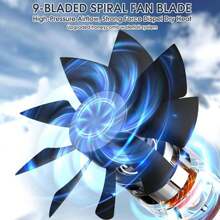 Portable Mini Air Conditioner,Rechargeable Mini Air Conditioner, Personal Cooling Fan, Indoor Small Air Conditioner For Bedroom, Office, Outdoor Use - White - View 6