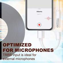 Gmobi USB C To 3.5mm Headphone And Charger Adapter, 2 In 1 Type C To Aux Audio Jack With Fast Charging Dongle For Headphone Earbud Compatible With IPhone 15 Pro Max Plus, Samsung Galaxy S22 S23 S24 Ultra, Note 20, IPad Pro Air - White - View 9