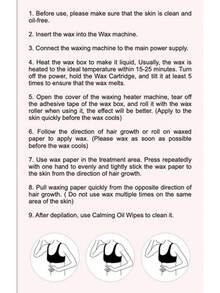 4 Wax Cartridges + 1 Roll On Wax Heater Melter - Green - View 4