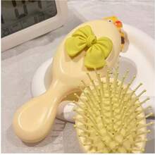 Bow Design Fine-Tooth Air Cushion Hair Brush - Mini Hair Comb Suitable For Normal Hair - one-size - View 6