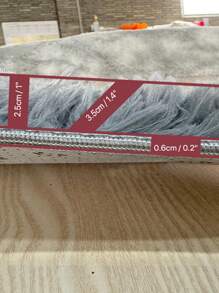 1入組撞色染色地墊，現代化鬆軟聚酯纖維地墊，適用於家庭、房間裝飾 - 淺灰色 - 查看 10