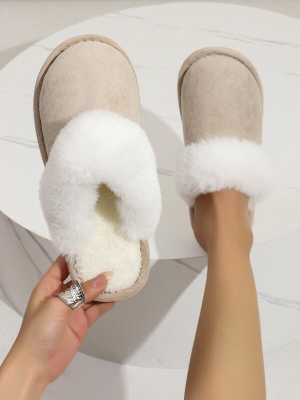 نعال منزلي داخلي مبطن داخله ناعم ودافئ ومانع للانزلاق، للنساء والرجال