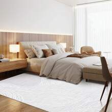 Modern Living Room Home Decor Aesthetics Kitchen Print Area Rug Non Slip Bordered Pet Friendly Indoor Carpet Non Shedding Easy To Clean Mat Throw Rug Low Pile Stain Resistant Floorcover Thin Soft Doormat For Laundry Bedroom Bathroom Bedside Dining Room - 灰色 - 查看 2