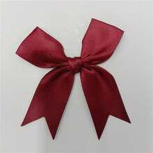 50pcs, Pink And White Ribbon Bows 3.3", Glamorous Decorations For Weddings, Festivals And DIY Crafts, Presents Packaging, Gift Basket Decor, Birthday Wrap, Holiday Decor, Office Decor, Wreath Decor, Wedding Decor, Bridal Shower Decor, Party Supplies,Christmas Valentine Day