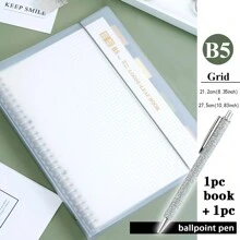 20/26 Holes A5/B5 Pp Loose Leaf Notebook, 1pc Back To School