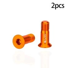2 piezas Tornillos de polea guía del desviador trasero de bicicleta ZTTO, rodillos de polea de AL7075 para bicicleta de montaña y de carretera