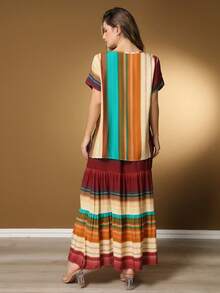 HONGDA VARIETIES New Set With Elastane - 駝色 - 查看 5