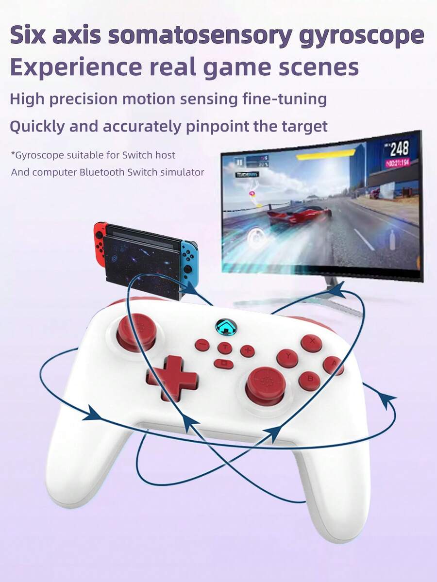 Console Wireless Control Game Controller, Supports Wireless Connection