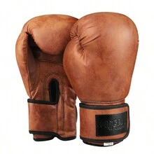 GINGPAI BOXING Luvas de Boxe Profissionais para Treino de Saco de Pancada Muay Thai, Adulto e Juventude, 8oz/10oz/12oz, Estilo Vintage - Multicolorido - Visão 16