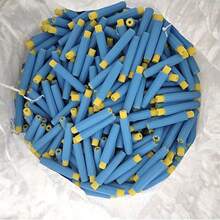 4支蓝色彩色粉笔专用按压式笔筒，老师专用粉笔不脏手 - 彩色 - 查看 2